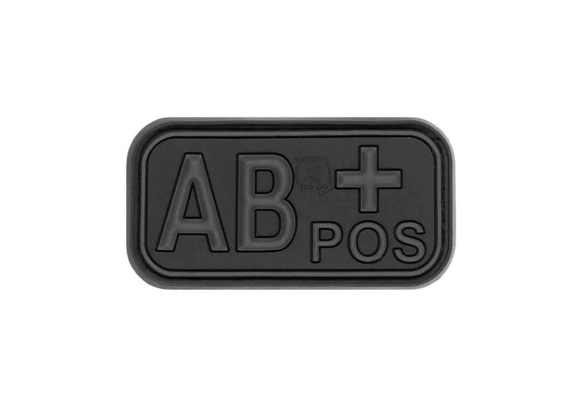 JTG Bloodtype Rubber Patch AB Pos JTG