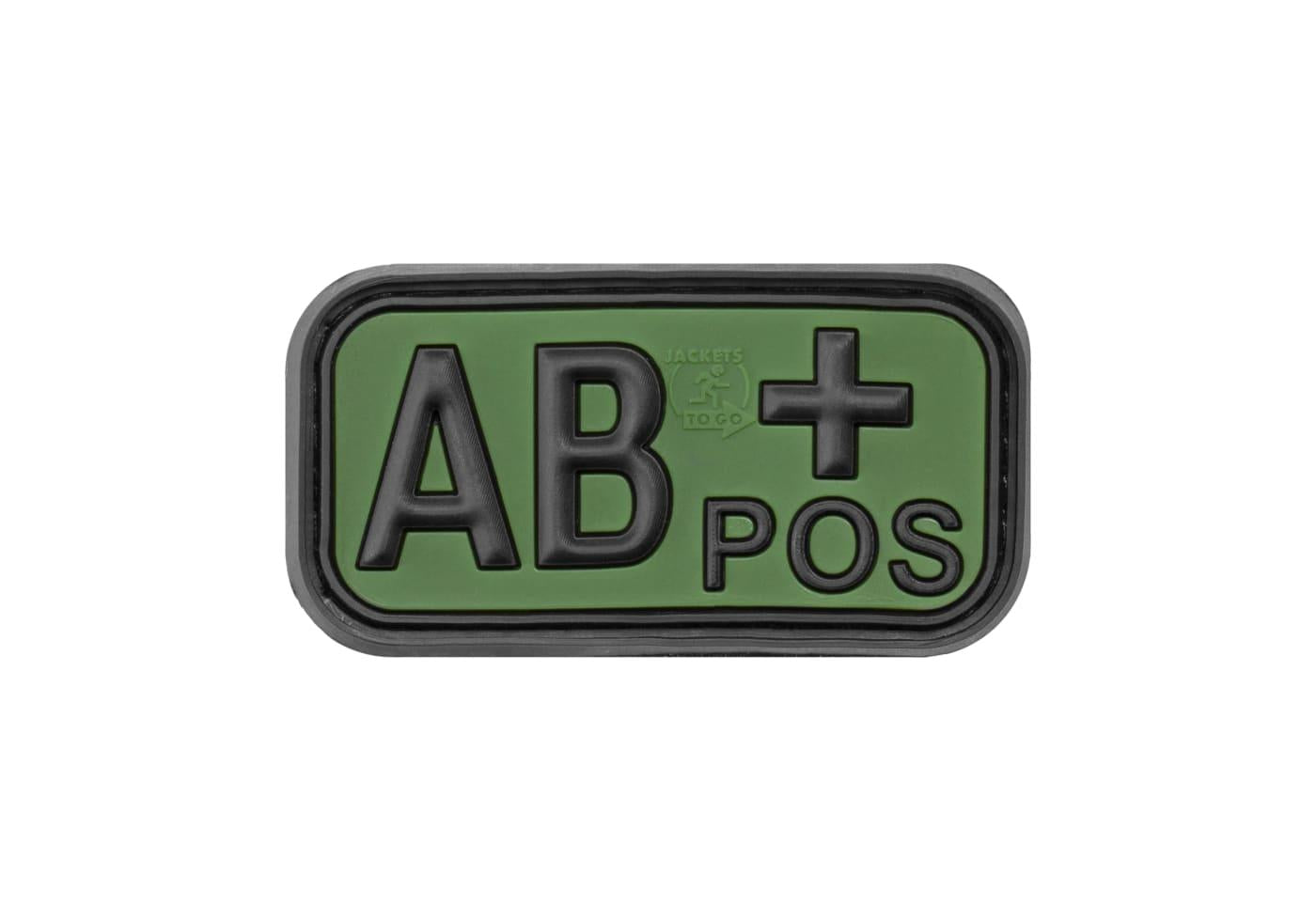 JTG Bloodtype Rubber Patch AB Pos JTG