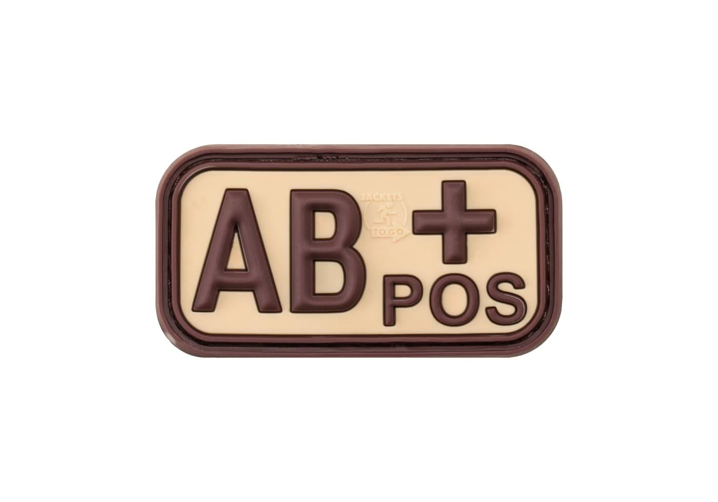 JTG Bloodtype Rubber Patch AB Pos JTG