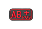 JTG Bloodtype Rubber Patch AB Pos