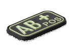 JTG Bloodtype Rubber Patch AB Pos JTG