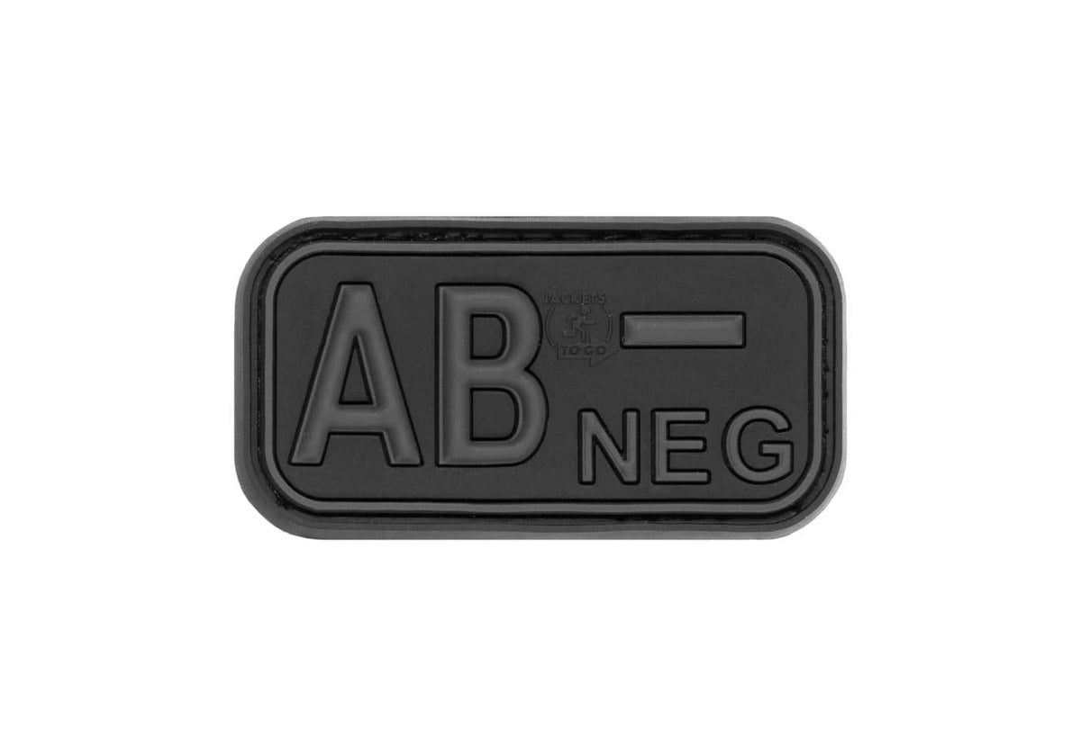 JTG Bloodtype Rubber Patch AB Neg JTG