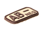 JTG Bloodtype Rubber Patch AB Neg JTG