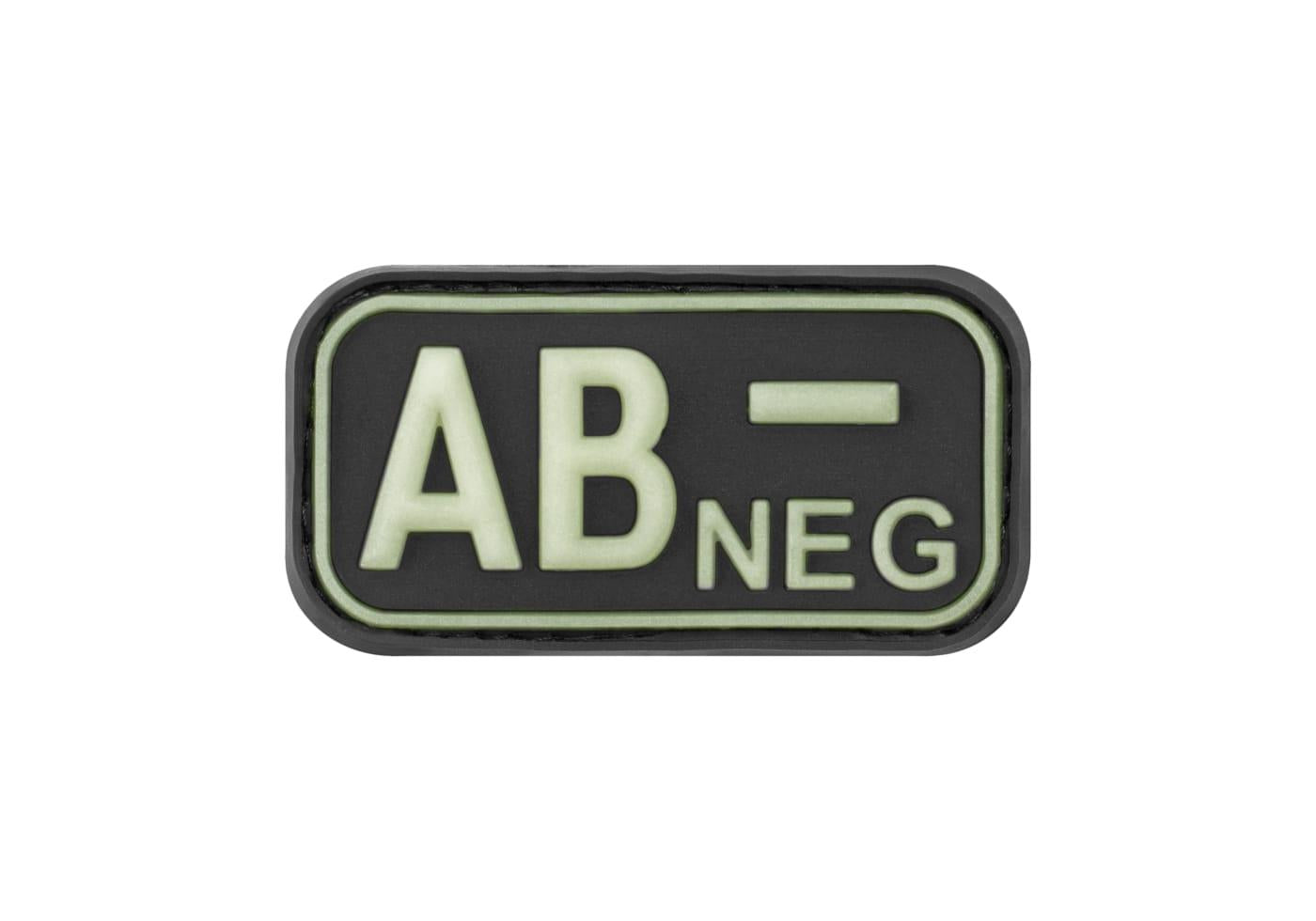 JTG Bloodtype Rubber Patch AB Neg JTG