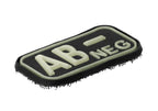 JTG Bloodtype Rubber Patch AB Neg JTG