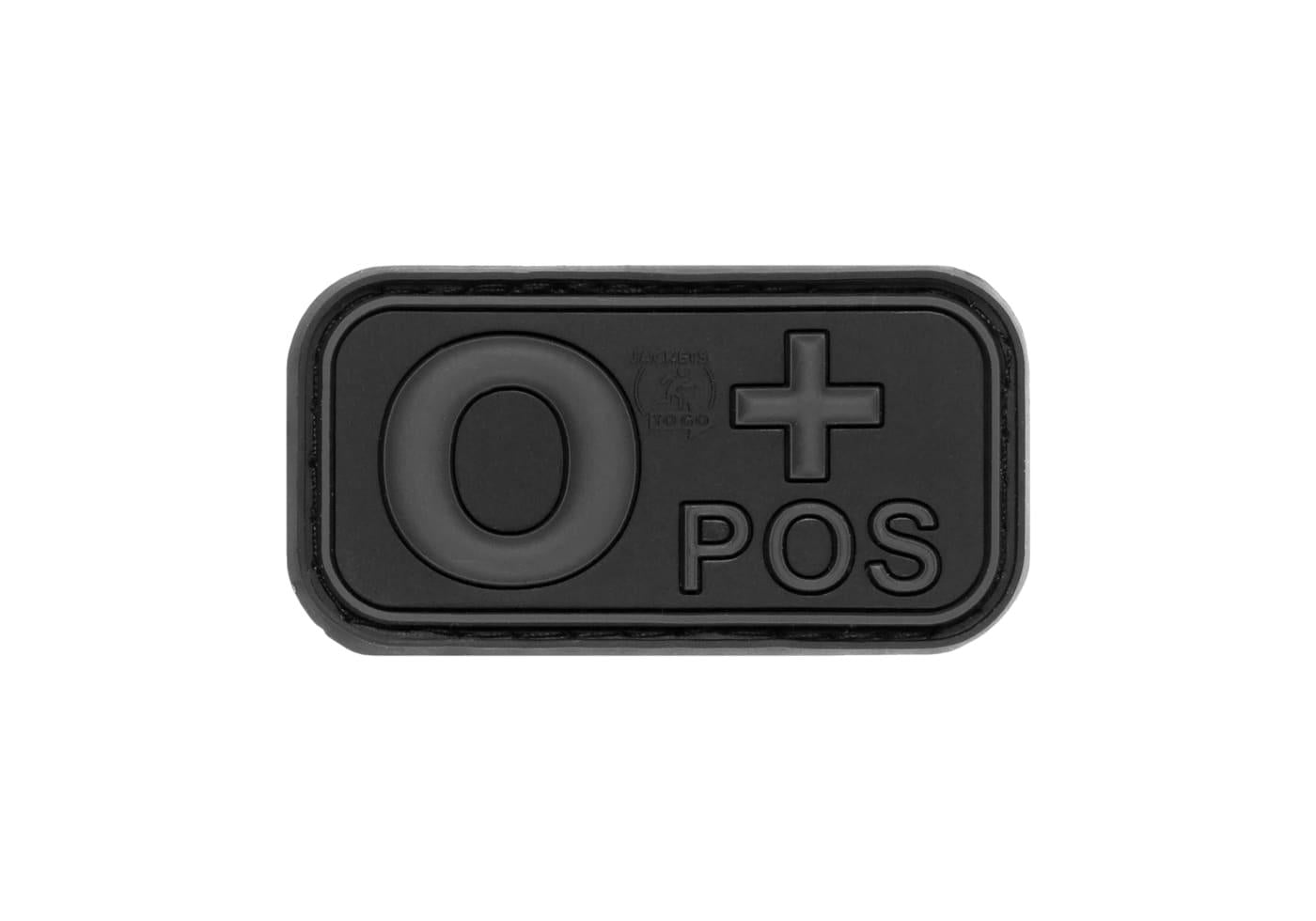 JTG Bloodtype Rubber Patch 0 Pos