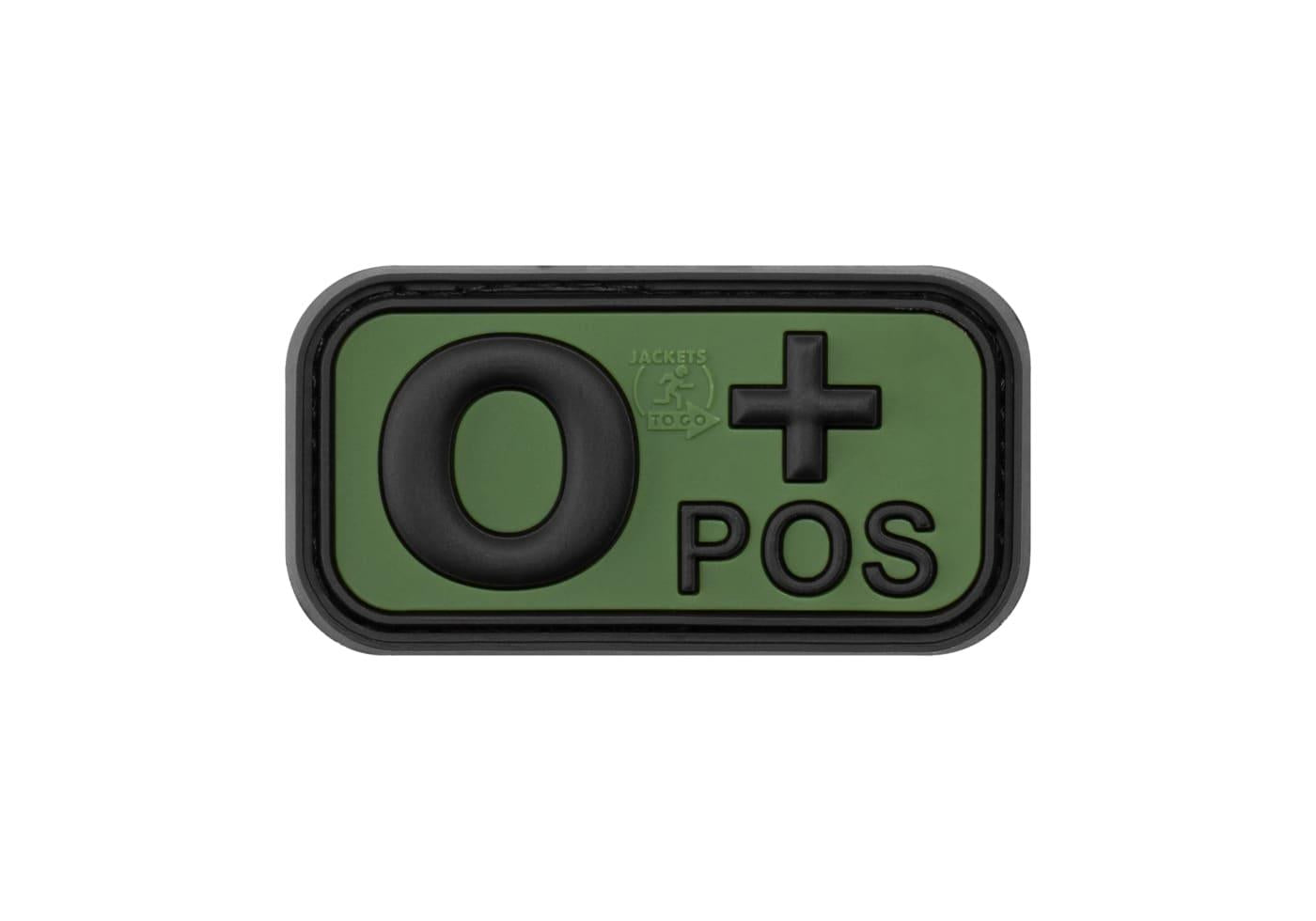 JTG Bloodtype Rubber Patch 0 Pos JTG