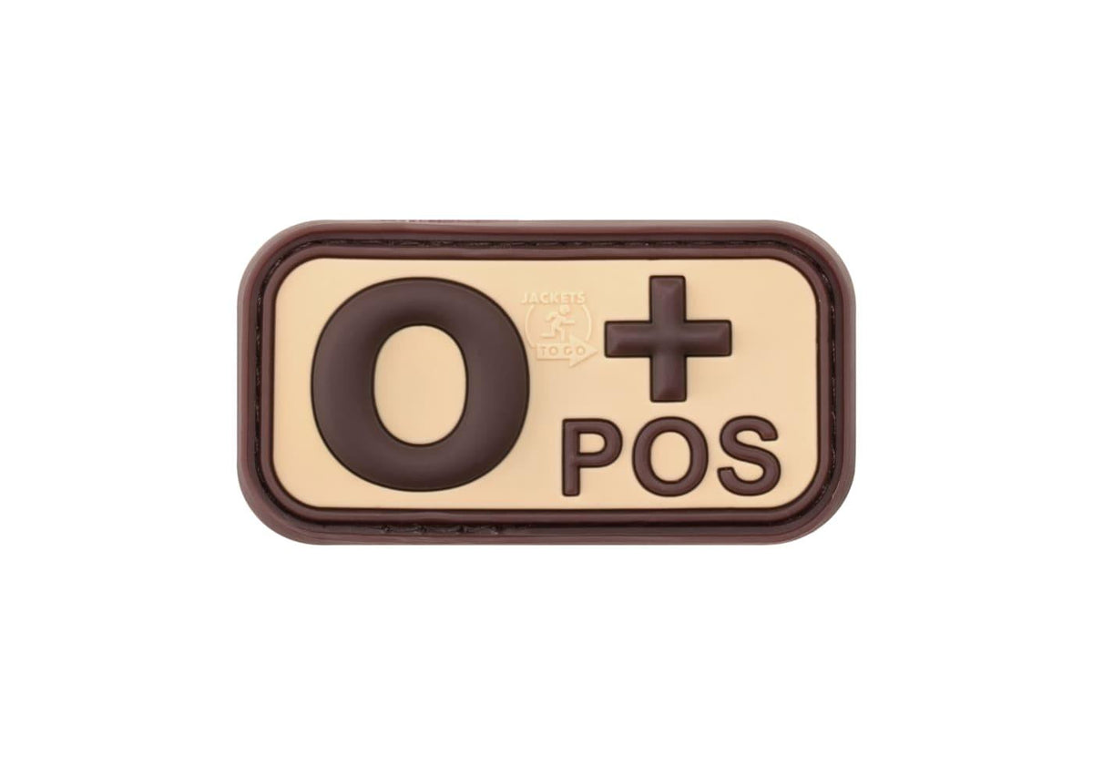 JTG Bloodtype Rubber Patch 0 Pos JTG