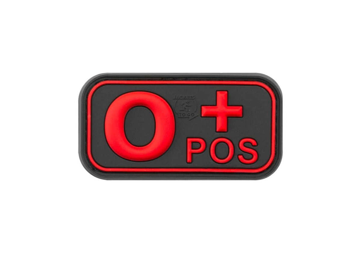 JTG Bloodtype Rubber Patch 0 Pos JTG