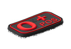 JTG Bloodtype Rubber Patch 0 Pos JTG