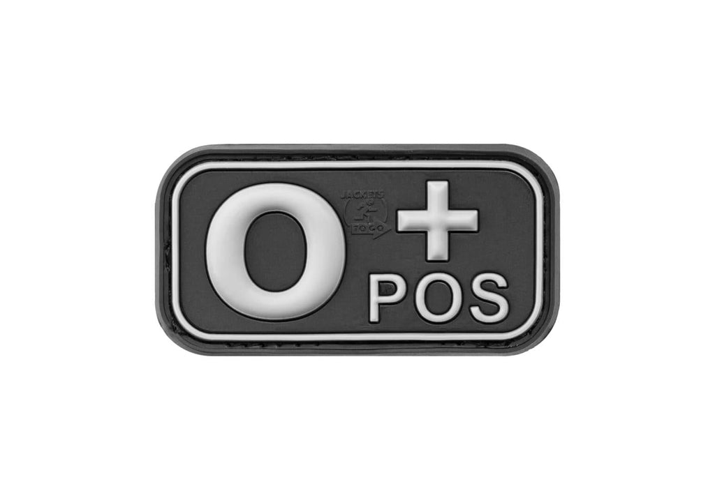 JTG Bloodtype Rubber Patch 0 Pos JTG