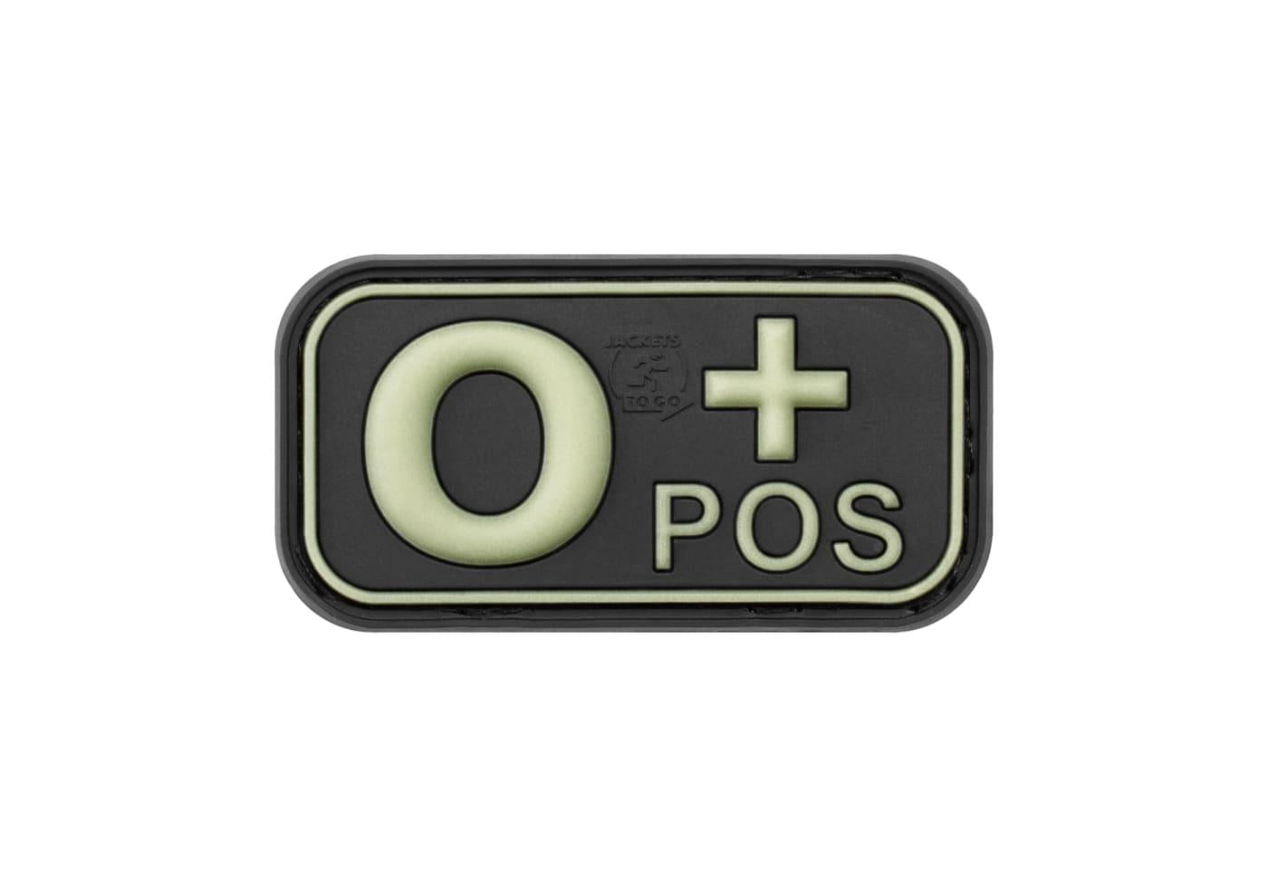 JTG Bloodtype Rubber Patch 0 Pos JTG