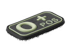 JTG Bloodtype Rubber Patch 0 Pos JTG