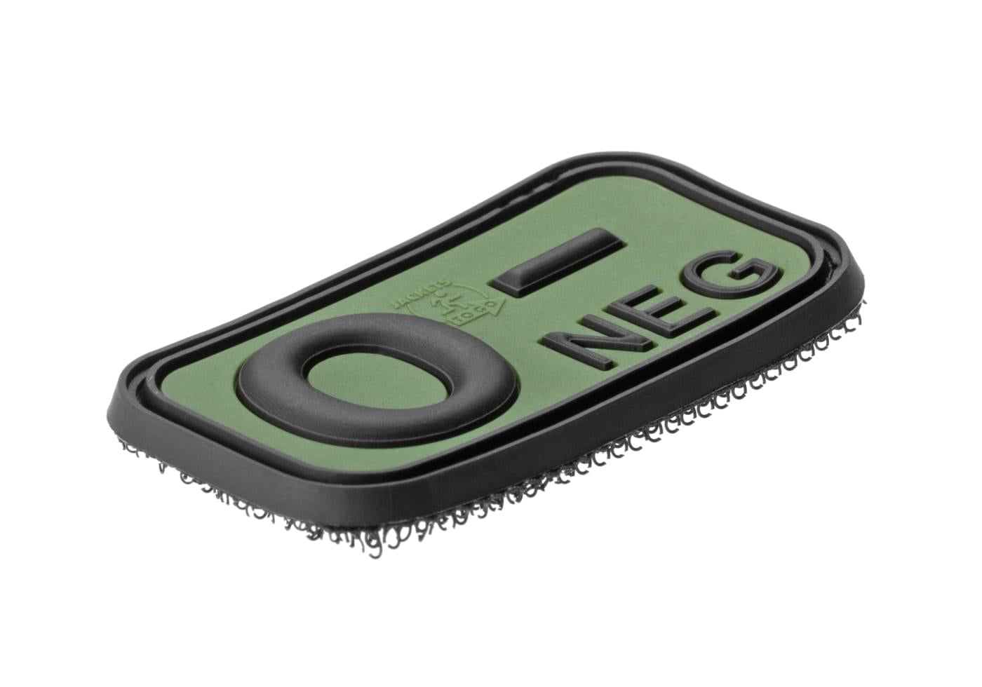 JTG Bloodtype Rubber Patch 0 Neg JTG
