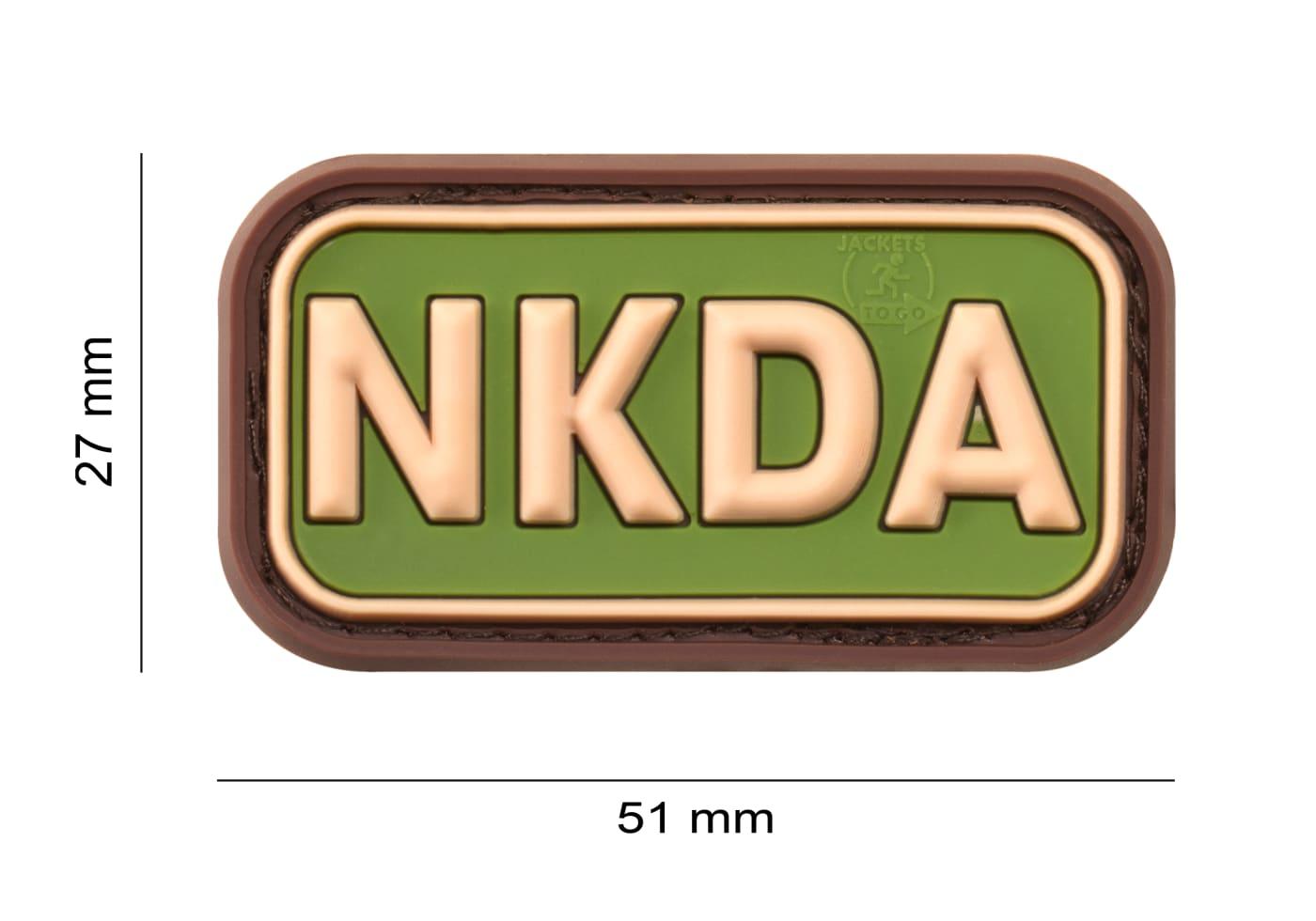 JTG NKDA Rubber Patch JTG