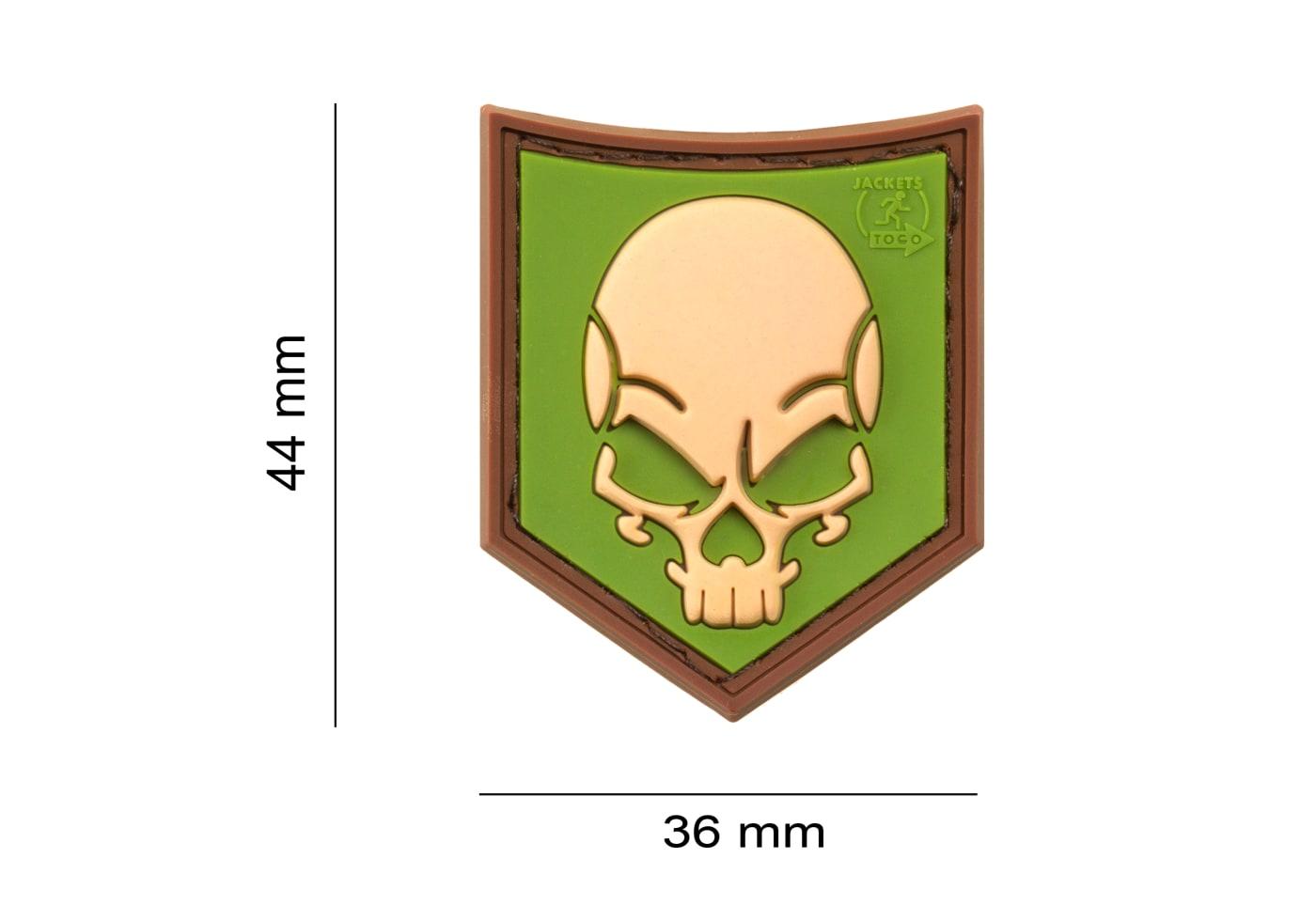 JTG SOF Skull Rubber Patch JTG