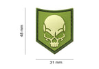 JTG SOF Skull Rubber Patch JTG