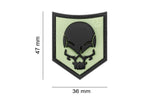 JTG SOF Skull Rubber Patch JTG