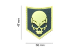 JTG SOF Skull Rubber Patch JTG