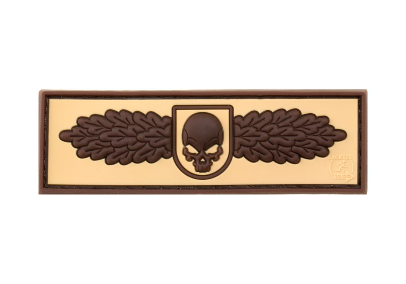 JTG SOF Skull Badge Rubber Patch JTG
