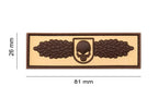 JTG SOF Skull Badge Rubber Patch JTG
