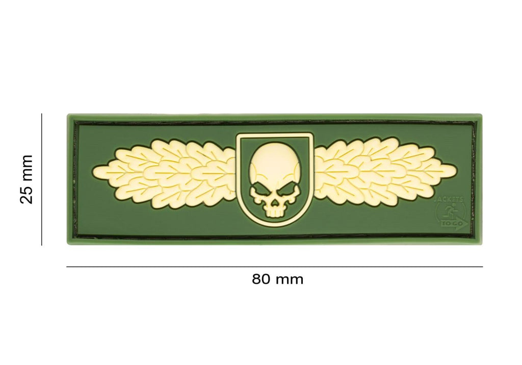 JTG SOF Skull Badge Rubber Patch JTG
