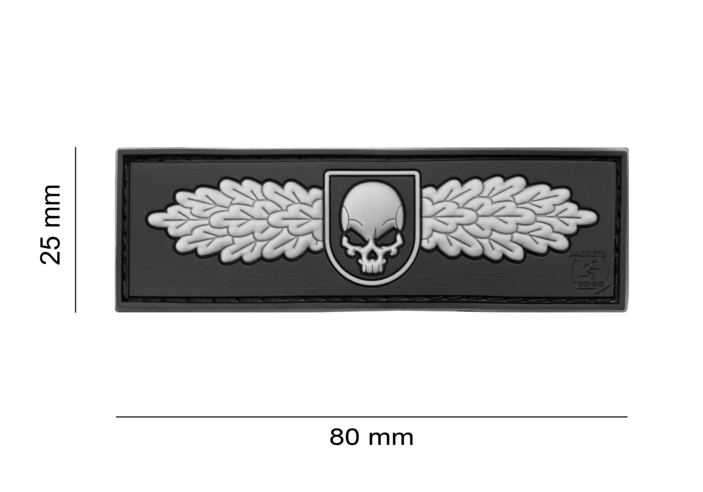 JTG SOF Skull Badge Rubber Patch JTG