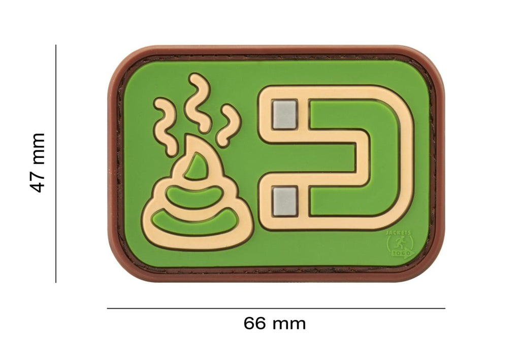 JTG Shit Magnet Rubber Patch JTG