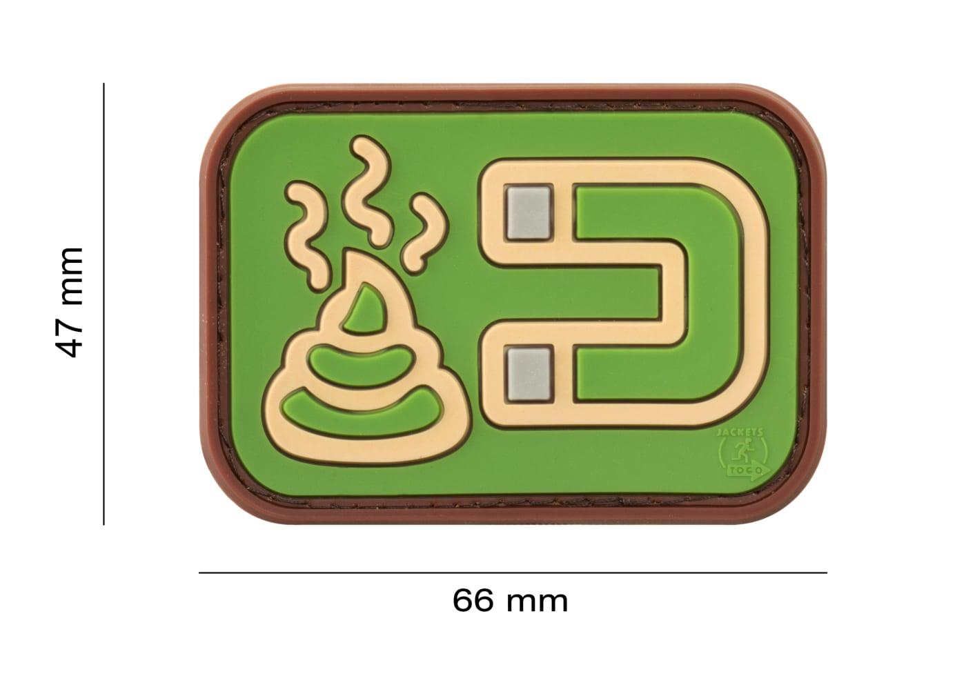 JTG Shit Magnet Rubber Patch JTG