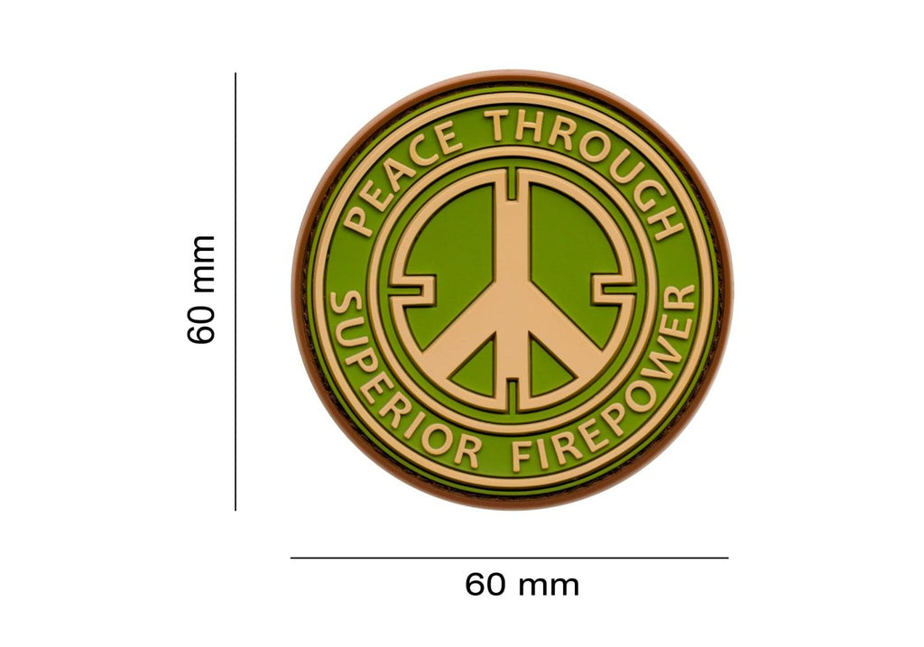 JTG Peace Rubber Patch JTG