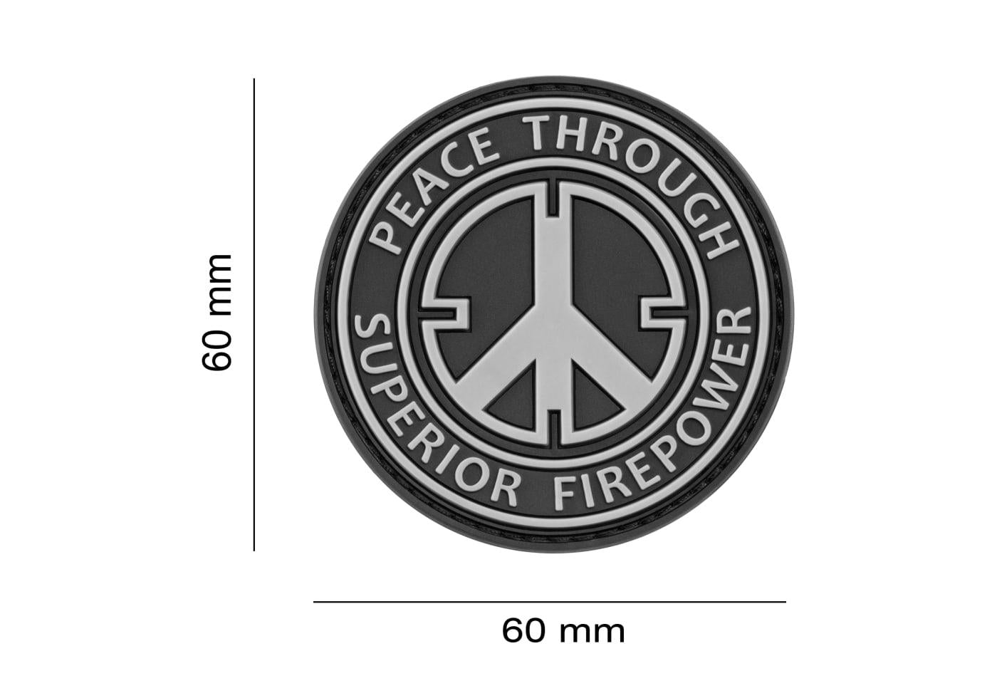 JTG Peace Rubber Patch JTG