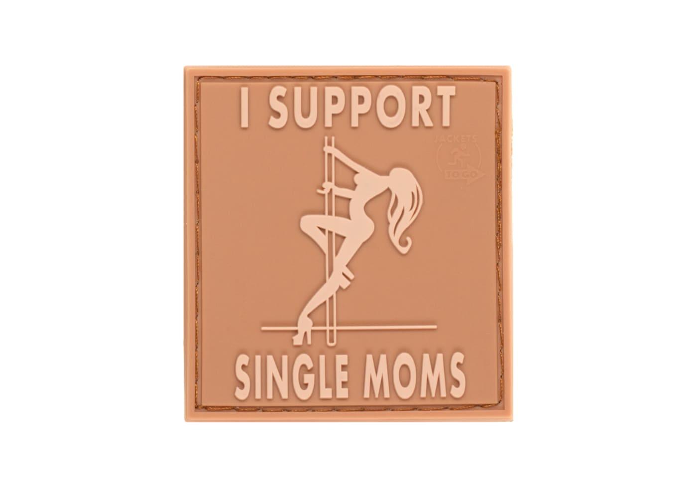 JTG I Support Single Mums Rubber Patch JTG