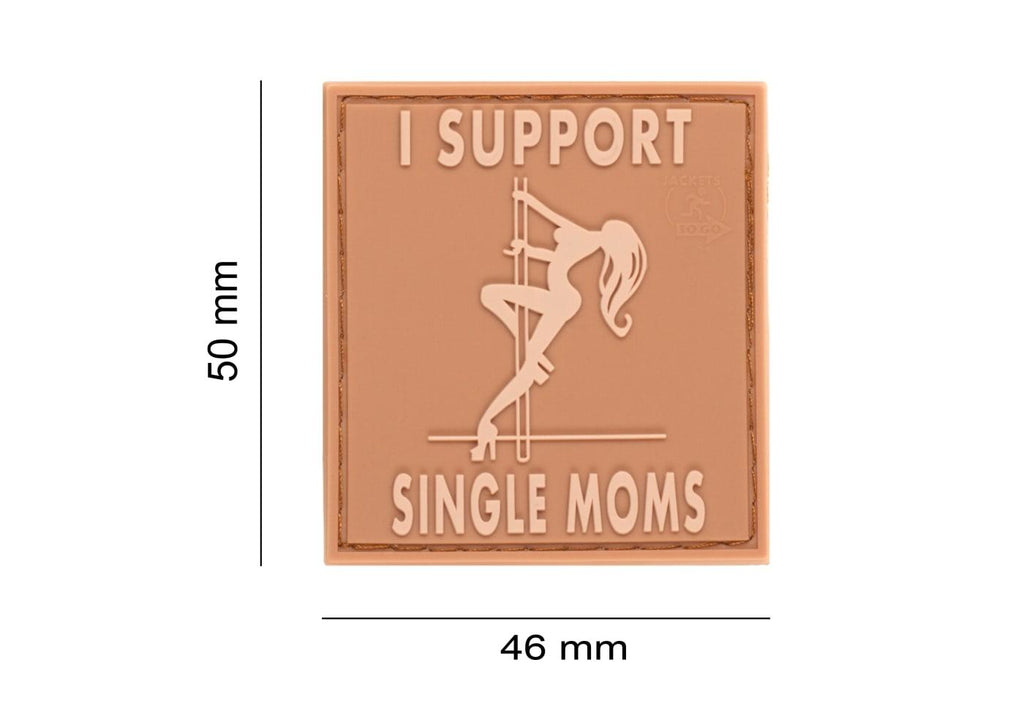 JTG I Support Single Mums Rubber Patch JTG