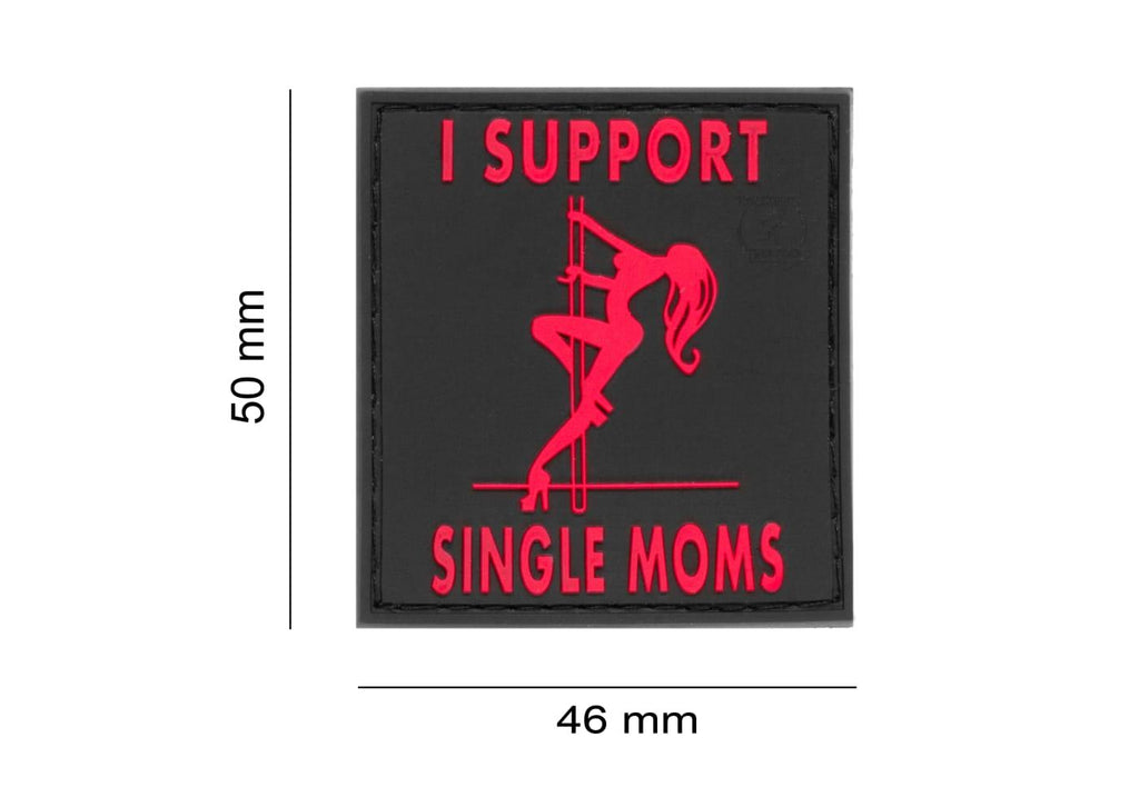 JTG I Support Single Mums Rubber Patch JTG