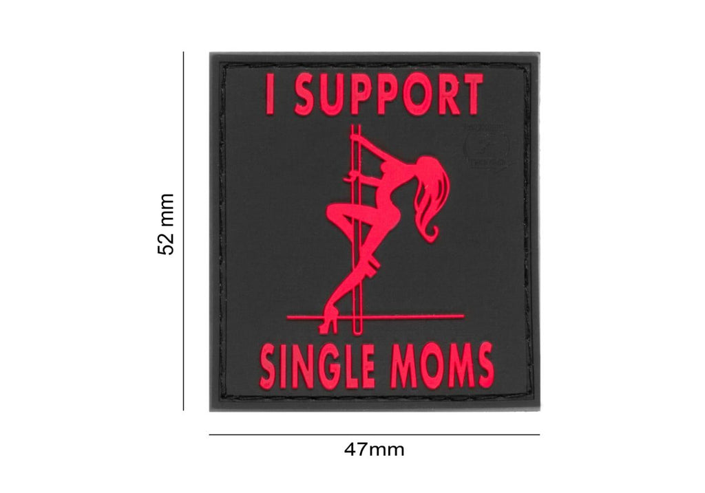 JTG I Support Single Mums Rubber Patch JTG