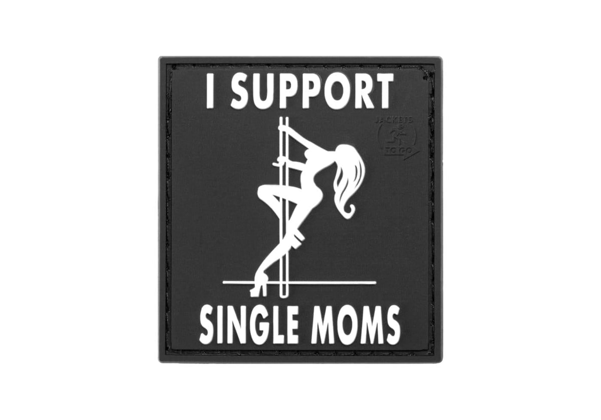 JTG I Support Single Mums Rubber Patch JTG