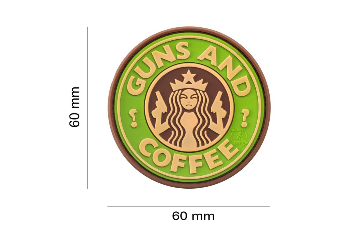 JTG Guns and Coffee Rubber Patch JTG