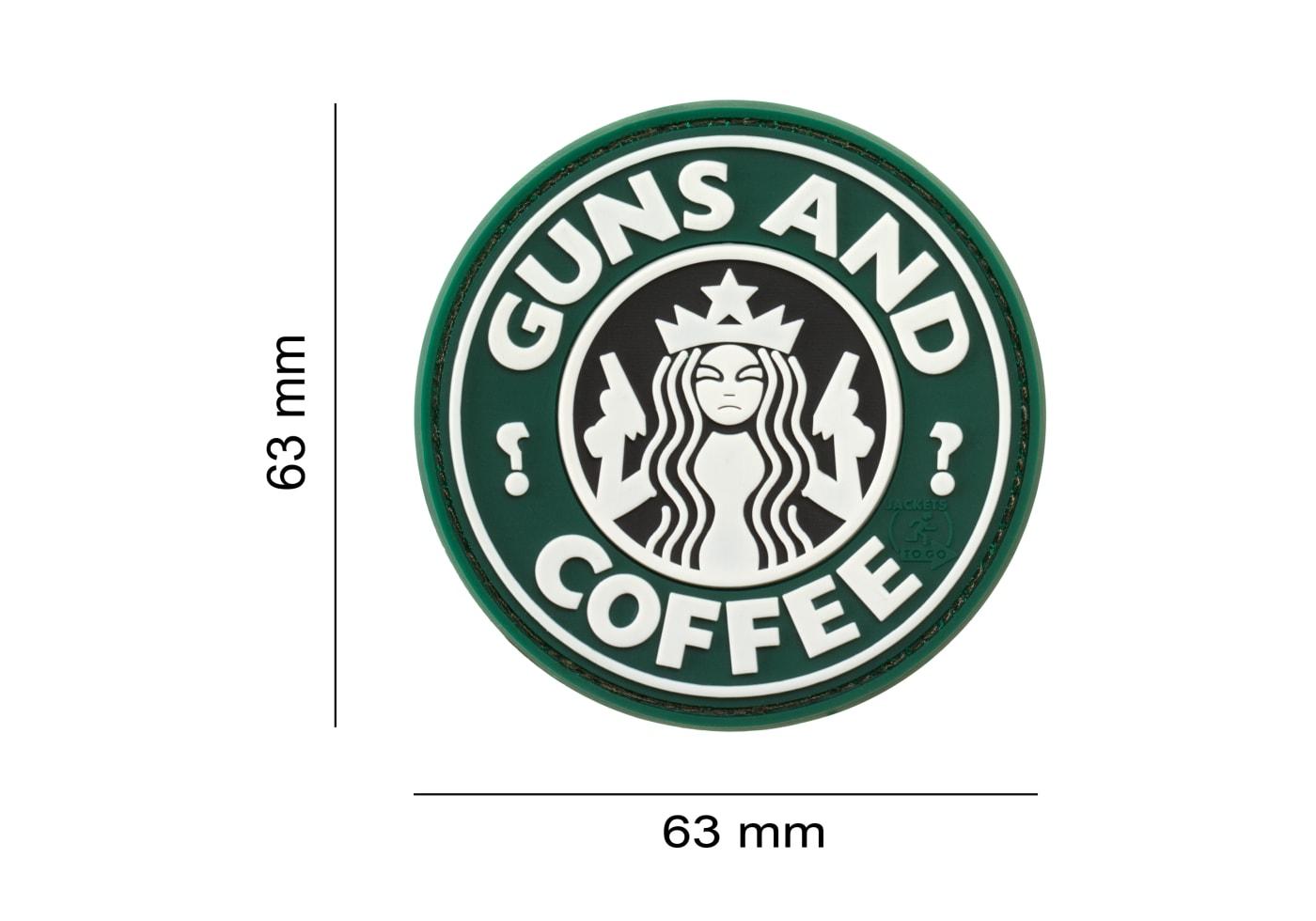 JTG Guns and Coffee Rubber Patch JTG