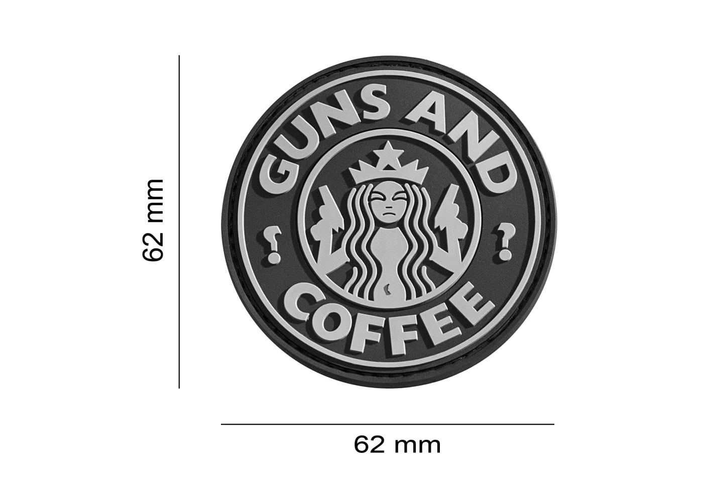 JTG Guns and Coffee Rubber Patch JTG