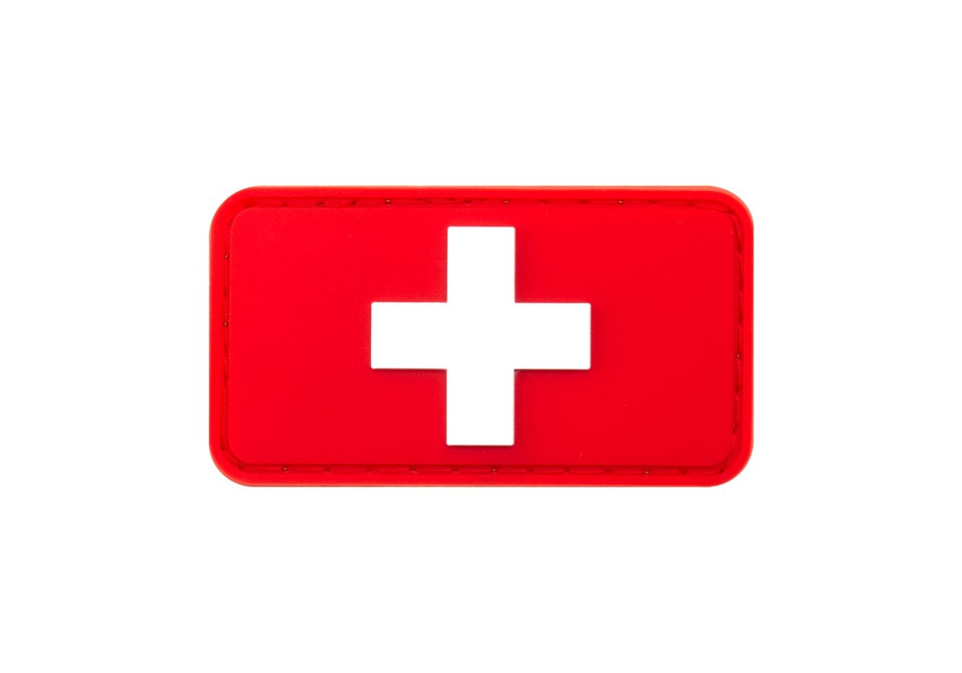 JTG Swiss Flag Rubber Patch JTG