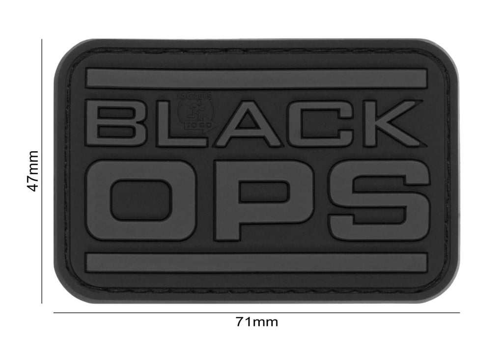 JTG Black OPS Rubber Patch JTG