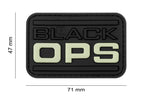 JTG Black OPS Rubber Patch JTG