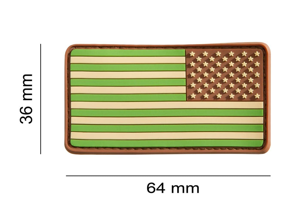 JTG US Flag Rubber Patch Reversed JTG