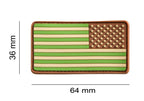 JTG US Flag Rubber Patch Reversed JTG