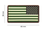 JTG US Flag Rubber Patch Reversed JTG