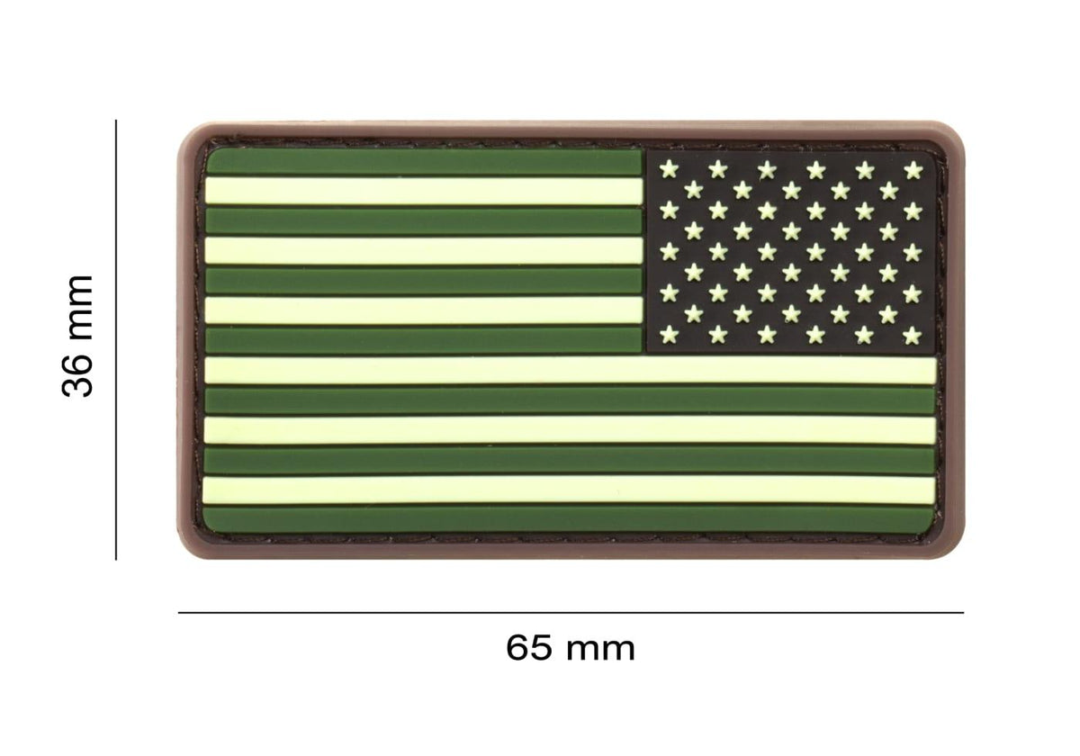 JTG US Flag Rubber Patch Reversed JTG