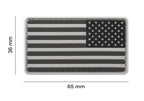 JTG US Flag Rubber Patch Reversed JTG