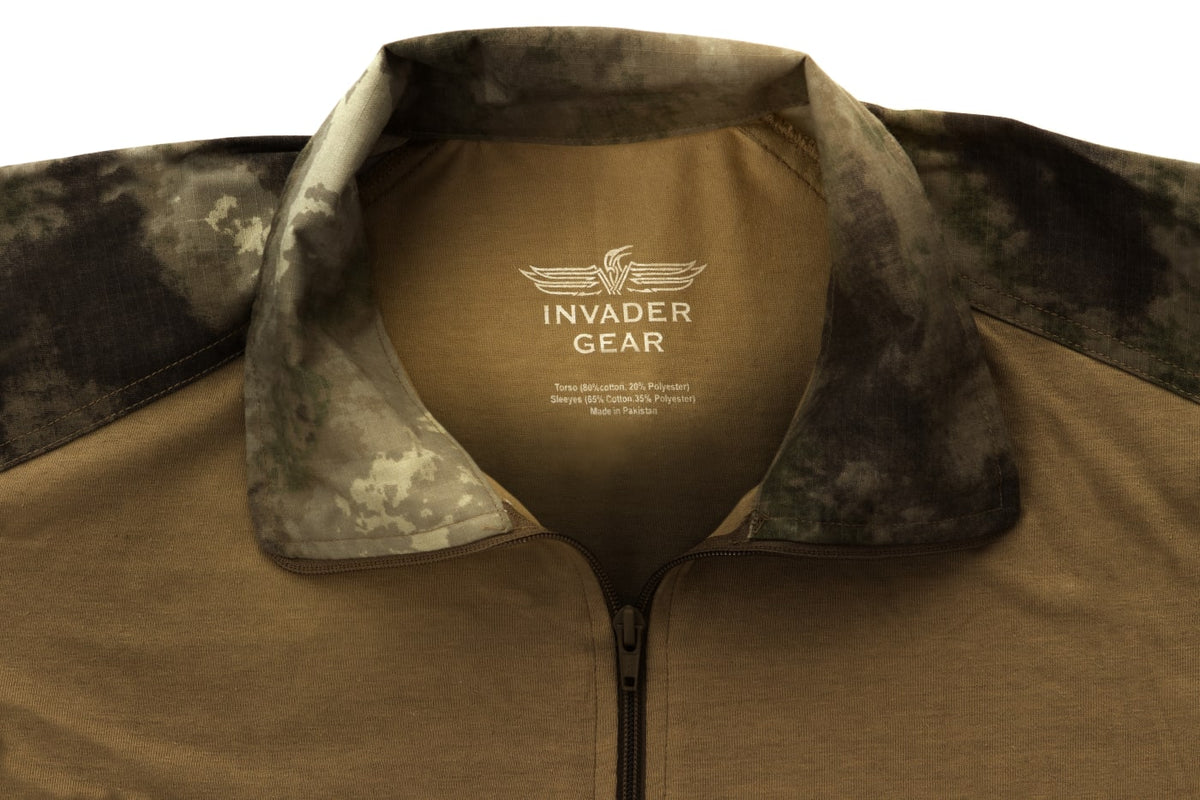 Invader Gear Combat Shirt - coloris unis - Stone Desert