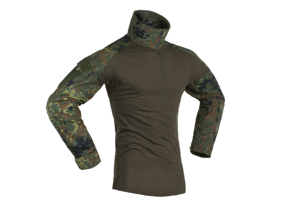 Invader Gear Combat Shirt - camouflages classiques - Flecktarn
