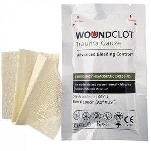 Pansements - Woundclot | Pansement Hémostatique 8x100cm - outpost-shop.com